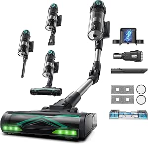 Vexilar V15Max Cordless Vacuum: Powerful Suction, 60Mins Runtime, Anti-Tangle Stick, GreenEye Tech
