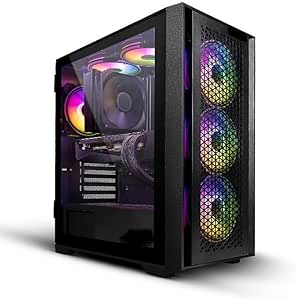 Computek Gaming PC Intel i7-3770 RTX3050 6GB 16GB RAM 256GB SSD+1TB HDD 500W PSU 6 Fan RGB Case Wi-Fi Windows 11