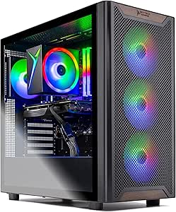 Skytech Chronos Gaming PC Ryzen 7 5700 3.7" (4.6" Turbo) NVIDIA RTX 5060 8GB - 1TB NVMe SSD, 16GB RAM, Wi-Fi, Win 11