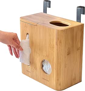 Ayos Trash Bag Dispenser: 2-in-1 Grocery & Garbage Bag Holder