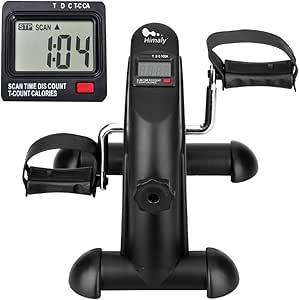 Himaly Mini Exercise Bike Pedal Exerciser with LCD Display