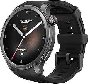 Amazfit Balance Smart Watch 46mm: NFC Payment, AI Coach, 14-Day Battery, Health Monitor, GPS, 150+ Sports, Bluetooth Calls.