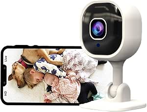 BSLVWG Indoor Camera with 1080P, Wi-Fi, 2-way Talk & Night Vision