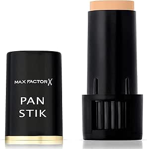 Max Factor Pan Stik Foundation 25 Fair, Full Coverage, Smooth Texture - Dewy Skin Look