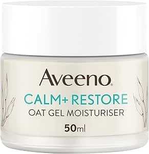 Aveeno Oat Gel Moisturiser 50ml - Soothe & Replenish Skin's Moisture - Nourishing Day Cream for Sensitive Skin
