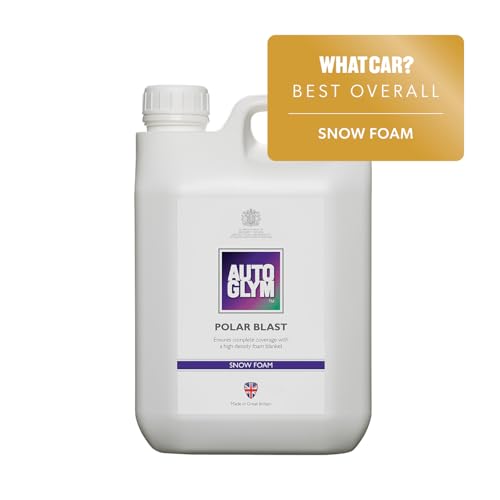 Autoglym Polar Blast Snow Foam, 2.5L Concentrate Softens Dirt, pH Neutral Car Shampoo, All Paint Types