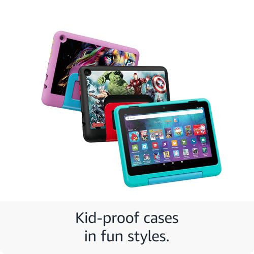 Fire HD 8 Kids Pro Tablet | 3GB Memory | Ads-Free Content | 8" HD Screen | Parental Controls | 13-Hr Battery | 32GB