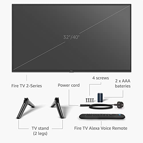 Fire TV 32-inch 2-Series Smart TV | 720p HD, Newest Gen