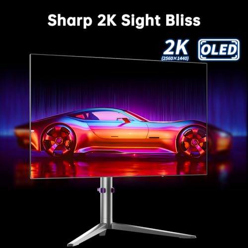 KTC 27" OLED Gaming Monitor | 1440P 2K@240Hz | DisplayHDR True Black 400 | Adaptive Sync, 136% sRGB | HDMI 2.1, DP 1.4, USB C | Adjustment Stand