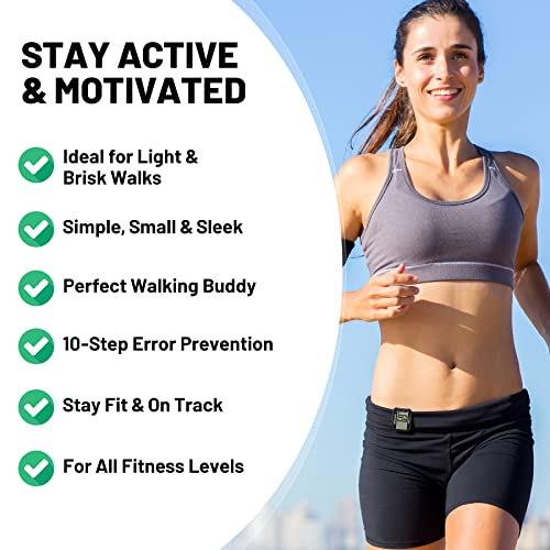 NESKLA 3D Pedometer: Simple Step Counter with Large Display