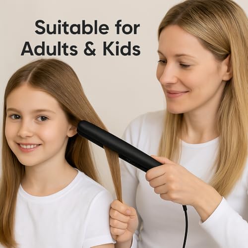 Travel Mini Hair Straightener for Short Hair & Bangs - Men & Women Flat Iron