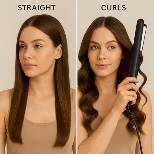 Travel Mini Hair Straightener for Short Hair & Bangs - Men & Women Flat Iron
