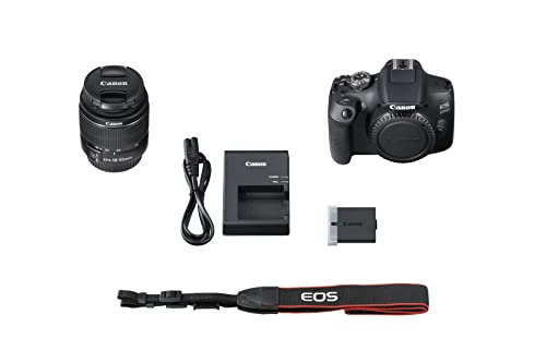 Canon EOS 2000D DSLR Camera + EF-S 18-55mm III Lens - Versatile for Portraits & Landscapes