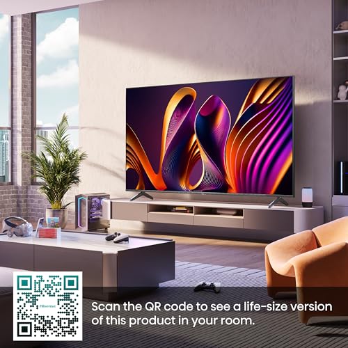 Hisense 55" 4K QLED Smart Gaming TV - 144Hz, Dolby Vision, Freesync