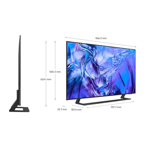 Samsung 43-inch Crystal UHD 4K Smart TV with Object Tracking Sound Lite, AirSlim, Gaming Hub, Crystal Processor 4K, Tizen - 2024 Model