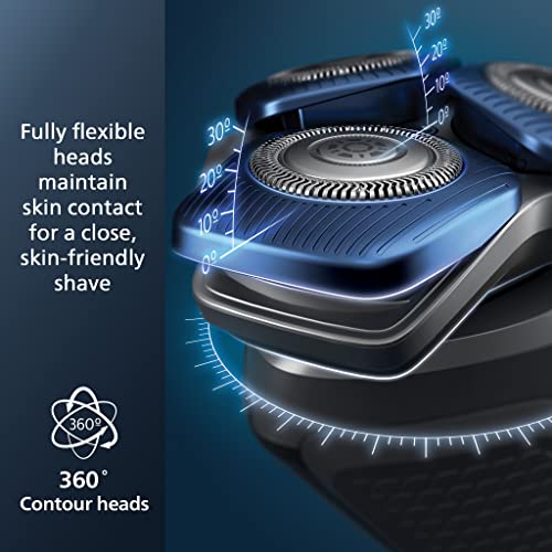 Philips Norelco Shaver 7200: Wet & Dry Electric Shaver with SenseIQ Tech