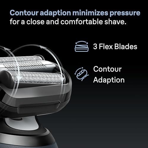 Braun Series 6 Electric Shaver for Men, Wet & Dry, Precision Trimmer, Cordless - Waterproof, Grey