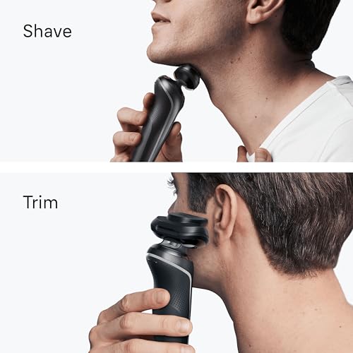 Braun Series 6 Electric Shaver for Men, Wet & Dry, Precision Trimmer, Cordless - Waterproof, Grey
