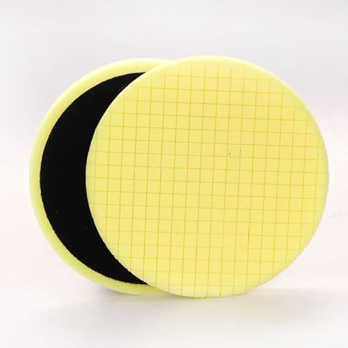 Innsky 5Pcs 125mm Polishing Pad Kit - Heavy Cut Foam Buffing Pads for Car & Furniture Waxing