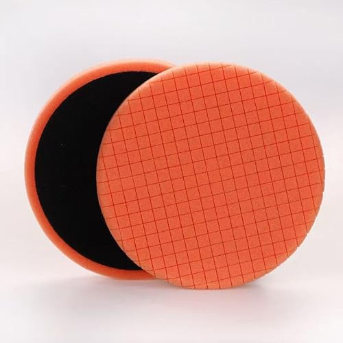 Innsky 5Pcs 125mm Polishing Pad Kit - Heavy Cut Foam Buffing Pads for Car & Furniture Waxing