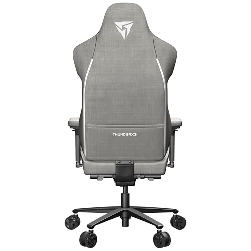 ThunderX3 Gaming Chair: Grey, SYNC6 Ergonomics, Lumbar Support, 4D Armrests