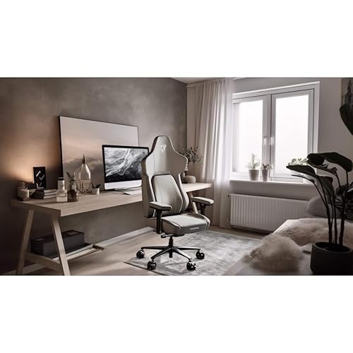 ThunderX3 Gaming Chair: Grey, SYNC6 Ergonomics, Lumbar Support, 4D Armrests