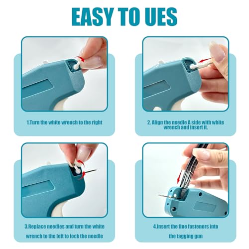 WLZP Stitchy Quick Clothing Fixer, Mini Stitch Gun for Clothes, with Needles & Fasteners