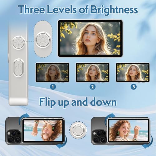 XJUGEZ Magnetic Selfie Screen for iPhone & Android Vlogs