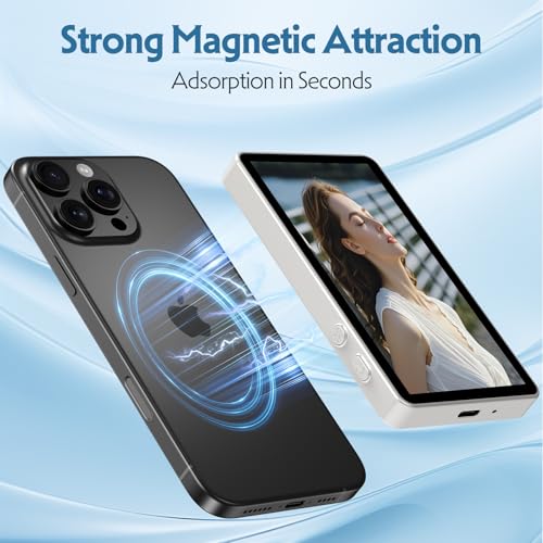 XJUGEZ Magnetic Selfie Screen for iPhone & Android Vlogs