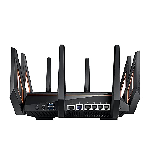 ASUS ROG GT-AX11000 Gaming Router, WiFi 6, 2.5G Ports, AiMesh, Triple-level Game Acceleration