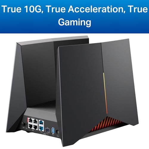 TP-Link Archer GE800 Gaming Router 7 BE19000Mbps Tri-Band WiFi, 10G Ports, Game Panel, USB 3.0, HomeShield