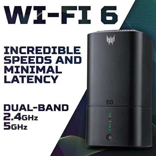 Acer Predator Connect X5 5G CPE Wireless Router - 802.11 - Desktop