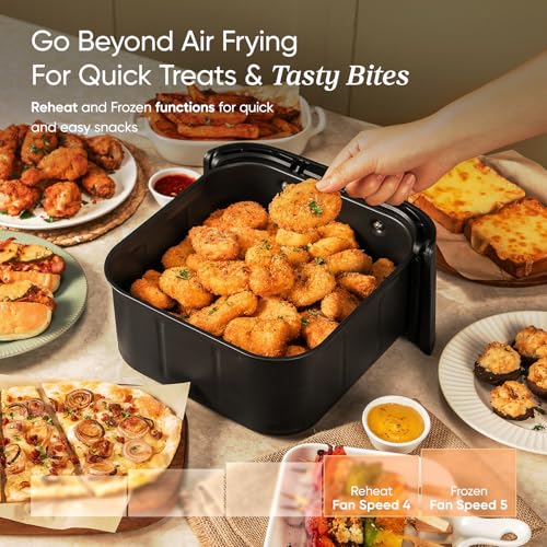 COSORI Air Fryer TurboBlaze 6L: 9 Functions, 5 Fan Speeds, Energy Saving, Quiet, 110+ Recipes