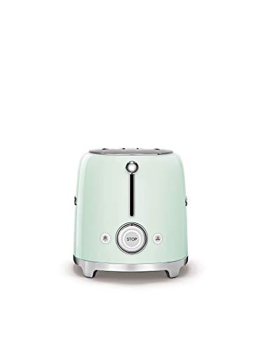 Smeg 2-Slice Toaster, Wide Slots, 3 Pre-Set Options, 950W