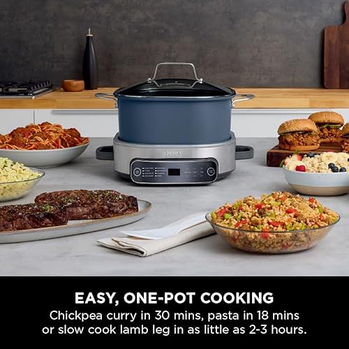 Ninja Foodi 6L Slow Cooker & Rice Cooker, 8-in-1 Functions