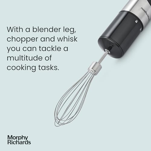 Morphy Richards Hand Blender: Variable Speed, Turbo Boost, 700ml Beaker