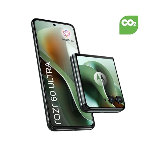 Motorola razr 60 ultra Scarab Smartphone, Dual Display, 50MP Triple Camera, AI Flip