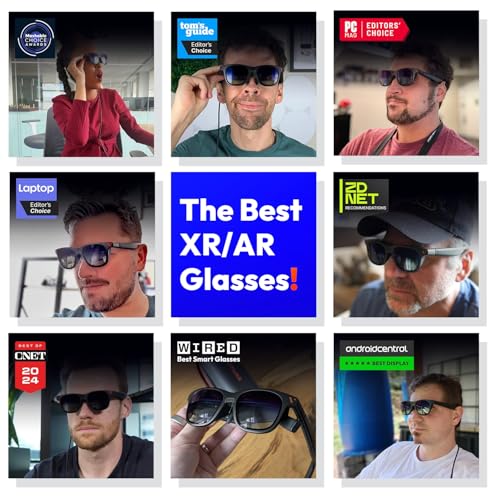 VITURE Pro XR/AR Glasses 135 inch Display, Harman Audio, Immersive XR Experience for iPhone 16/15, Android, PC