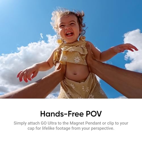 Insta360 GO Ultra 4K Cam: Tiny, Lightweight, Low Light, Mount Anywhere