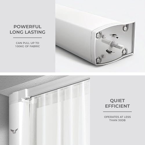 Osprey Smart Curtain Track, Remote Control, Motorized Opener