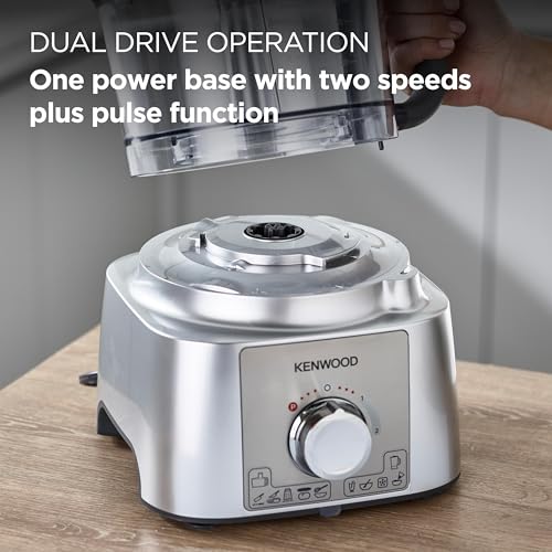 Kenwood 2-in-1 Food Processor Express, Silver Finish, 180W