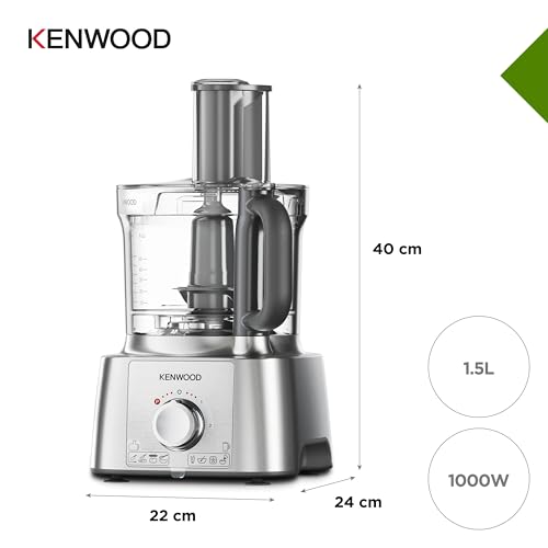 Kenwood 2-in-1 Food Processor Express, Silver Finish, 180W