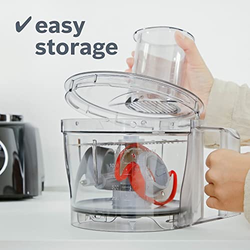 Bosch MultiTalent 3 Food Processor 800W 2.3L Blender, Attachments - Black