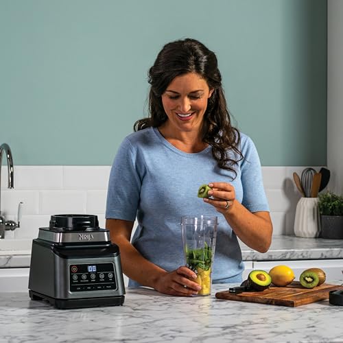 Ninja 3-in-1 Food Processor & Blender, 5 Programs, 1200W