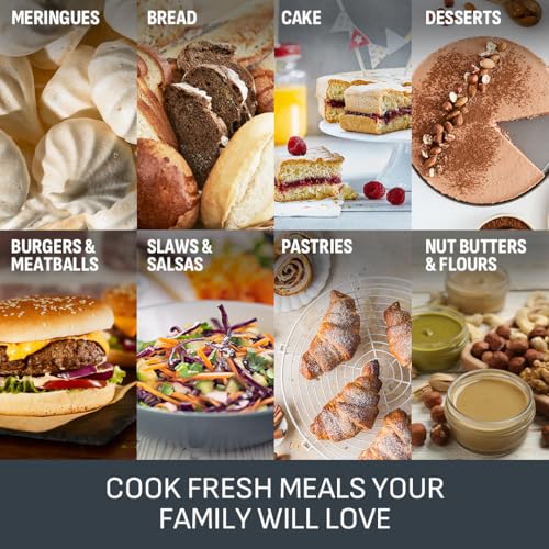 Tefal Soleil Food Processor: 2.4L Capacity, 13 Functions, 2 speeds, 4 Accessories, Black