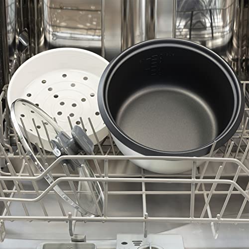 Russell Hobbs Rice Cooker: 2kg, Non-Stick Bowl, Steamer Basket, Energy Saving