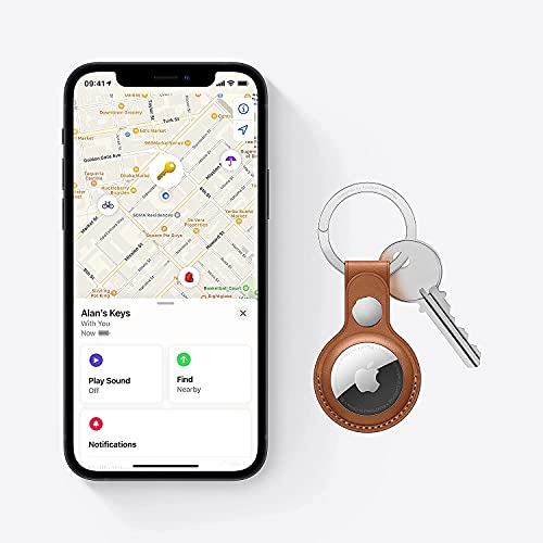 Apple AirTag Pack of 3 Bluetooth Tracker for Keys, Bags, and More
