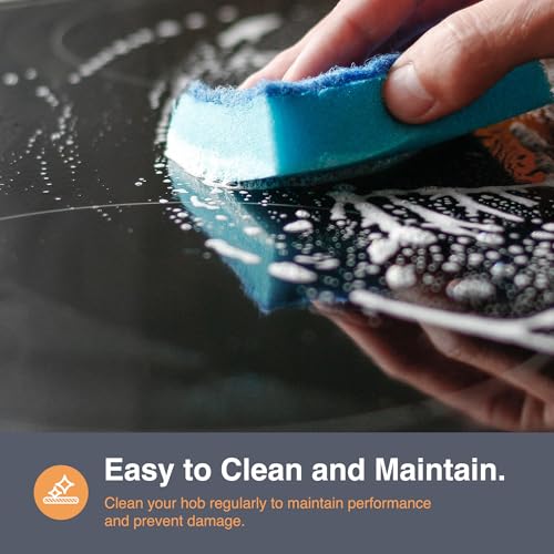 VonShef Double Induction Hob: Portable Twin Plate Electric Cooktop with LED Display, Timer - 10 Heat Settings 60-240°C