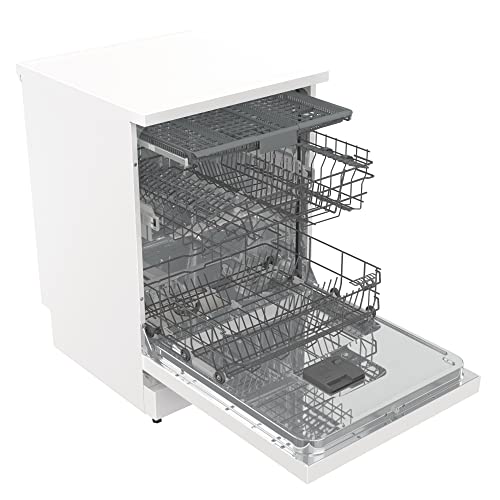 Hisense 16 Place Settings Dishwasher - Auto Dry, White, Freestanding - Energy Class D