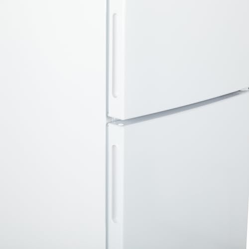 Willow Small Fridge Freezer, 138L, Adjustable Thermostat, Top Mount Slimline, Mark Proof Finish - White